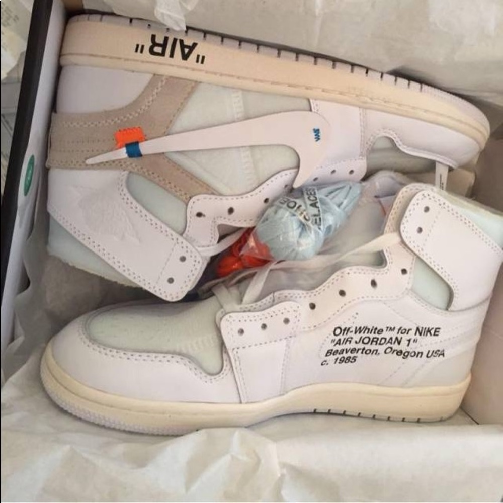 Off white 1's nrg/ white